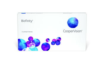 Zu sehen ist eine Packung Biofinity Energys Asphere
